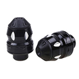 Max CNC Motorbike Front Fork Cup Frame Slider Crash Guard Protector Black