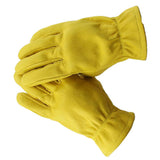 Max Mens Motorcycle Cowhide Leather Yellow Racing Motorbike Biker Gloves XL