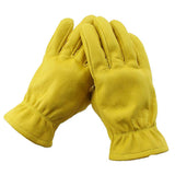 Max Mens Motorcycle Cowhide Leather Yellow Racing Motorbike Biker Gloves XL