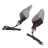 Max 12V LED Universal Motorcycle Turning Signal Lamp Flash Light Blue+Red