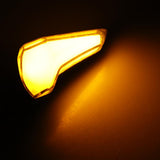 Max 12V LED Universal Motorcycle Turning Signal Lamp Flash Light Blue+Red