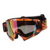 Max Motorcycle ATV Dirt Bike Racing Goggles Glasses Anti-UV Dust Orange-Color