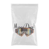 Max Motorcycle ATV Dirt Bike Racing Goggles Glasses Anti-UV Dust Orange-Color