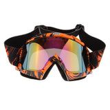 Max Motorcycle ATV Dirt Bike Racing Goggles Glasses Anti-UV Dust Orange-Color