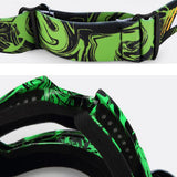 Max Motorcycle ATV Dirt Bike Racing Goggles Glasses Anti-UV Dust Green-White
