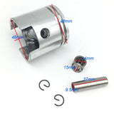 Max 47mm Piston Pin Rings Kit for 80cc Motorised Bike Bicycle 2 Stroke Engine
