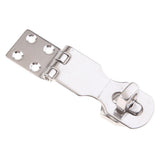 Max 316 Stainless Steel Anti-Theft Folding Hasp Door Latch Sliding Padlock 63mm