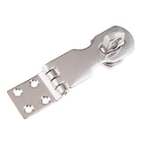 Max 316 Stainless Steel Anti-Theft Folding Hasp Door Latch Sliding Padlock 63mm
