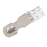 Max 316 Stainless Steel Anti-Theft Folding Hasp Door Latch Sliding Padlock 63mm