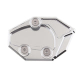 Maxbell Kickstand Enlarge Pad for Kawasaki Ninja ZX14R 11-12 GTR1400 08-11 Sliver