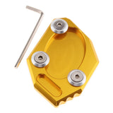 Maxbell Kickstand Extension Pad for Kawasaki Ninja 300R 250 Z250 ZX250 EX300 13-15 Gold