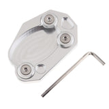Maxbell Side Stand Extension Pad for Kawasaki Z1000 ZX6R ZX10R ER6N Ninja 650 Silver