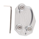 Maxbell Side Stand Extension Pad for Kawasaki Z1000 ZX6R ZX10R ER6N Ninja 650 Silver