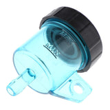 Maxbell Motorcycle Rear Brake Master Cylinder Oil Reservoir Tank Cup Blue