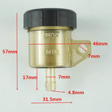 Maxbell Motorcycle Rear Brake Master Cylinder Oil Reservoir Tank Cup Blue