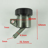 Maxbell Motorcycle Rear Brake Master Cylinder Oil Reservoir Tank Cup Black