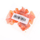 Maxbell Motorcycle Handlebar Steering Headlight Dimming Start Horn Switch Kit Orange