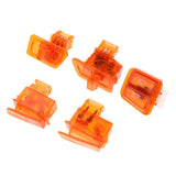 Maxbell Motorcycle Handlebar Steering Headlight Dimming Start Horn Switch Kit Orange