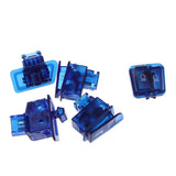 Maxbell Motorcycle Handlebar Steering Headlight Dimming Start Horn Switch Kit Blue