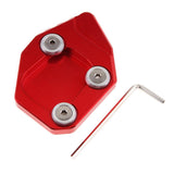 Maxbell Kickstand Side Stand Extension Pad for Honda CBR600RR 2007-2012 Red