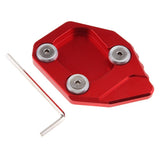 Maxbell Kickstand Side Stand Extension Pad for Honda CBR600RR 2007-2012 Red