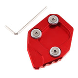 Maxbell Kickstand Side Stand Extension Pad for Honda CBR600RR 2007-2012 Red