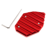 Maxbell Kickstand Side Stand Extension Pad for Honda CBR600RR 2007-2012 Red
