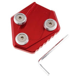 Maxbell Enlarge Kickstand Side Stand Pad for Honda Grom125 MSX125 2014-2018 Red