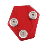 Maxbell Enlarge Kickstand Side Stand Pad for Honda Grom125 MSX125 2014-2018 Red
