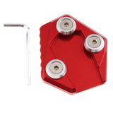 Maxbell Enlarge Kickstand Side Stand Pad for Honda Grom125 MSX125 2014-2018 Red
