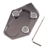 Maxbell Motorcycle kickstand Pad Enlarger for Yamaha YZF R25 R3 14 15 16 Titanium