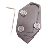 Maxbell Motorcycle kickstand Pad Enlarger for Yamaha YZF R25 R3 14 15 16 Titanium