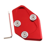 Maxbell Kickstand Side Stand Extension Pad for Yamaha T-max 530 2015-2016 Red