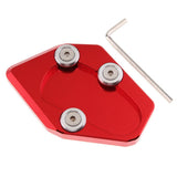 Maxbell Kickstand Side Stand Extension Pad for Yamaha T-max 530 2015-2016 Red