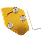 Maxbell Kickstand Side Stand Extension Pad for Yamaha T-max 530 2015-2016 Gold