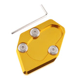 Maxbell Kickstand Side Stand Extension Pad for Yamaha T-max 530 2015-2016 Gold