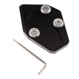 Maxbell Kickstand Side Stand Extension Pad for Yamaha T-max 530 2015-2016 Black