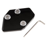 Maxbell Kickstand Side Stand Extension Pad for Yamaha T-max 530 2015-2016 Black