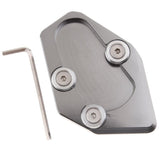 Maxbell Kickstand Side Stand Extension Pad for Yamaha T-max 530 2015-2016 Titanium