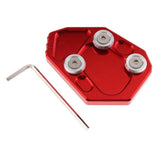 Maxbell Kickstand Side Stand Extension Pad for BMW S1000RR 2010-2015 Red