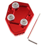 Maxbell Kickstand Side Stand Extension Pad for BMW S1000RR 2010-2015 Red