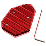 Maxbell Kickstand Side Stand Extension Pad for BMW S1000RR 2010-2015 Red
