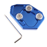 Maxbell Kickstand Side Stand Extension Pad for BMW S1000RR 2010-2015 Blue