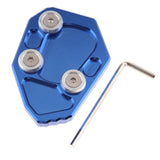 Maxbell Kickstand Side Stand Extension Pad for BMW S1000RR 2010-2015 Blue