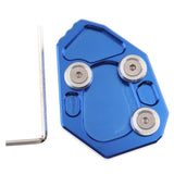 Maxbell Kickstand Side Stand Extension Pad for BMW S1000RR 2010-2015 Blue