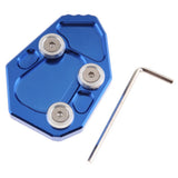 Maxbell Kickstand Side Stand Extension Pad for BMW S1000RR 2010-2015 Blue