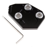 Maxbell Kickstand Side Stand Extension Pad for BMW S1000RR 2010-2015 Black