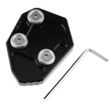 Maxbell Kickstand Side Stand Extension Pad for BMW S1000RR 2010-2015 Black