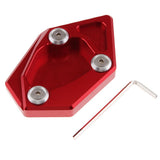 Maxbell Motorcycle kick Stand Pad Enlarger for Yamaha SMAX 250 300 400 Red