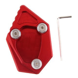 Maxbell Motorcycle kick Stand Pad Enlarger for Yamaha SMAX 250 300 400 Red